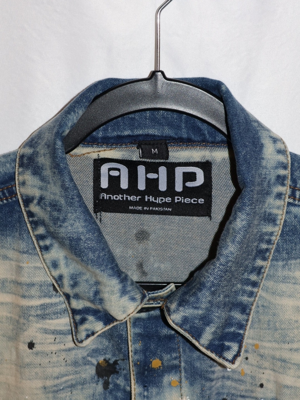 AHP Acid Wash Denim Jacket - Picture 4 of 7